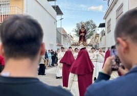 Jesús Cautivo de las Misericordias a su paso por la barriada de El Tarajal.