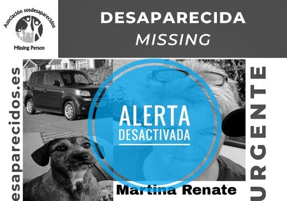 Localizan a la mujer de 61 años desaparecida en Marbella hace diez días tras salir con su perra