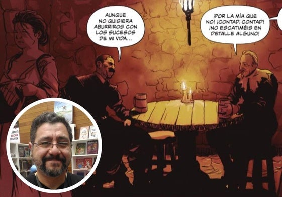 El Torres se va de borrachera con Lope de Vega y el Capitán Contreras en 'Espada y Pluma', su último cómic
