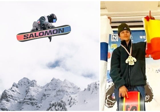 El salto mundial de Martín López, una promesa malagueña del snowboard