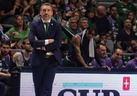 Ibon Navarro, este domingo ante el Leyma Coruña.