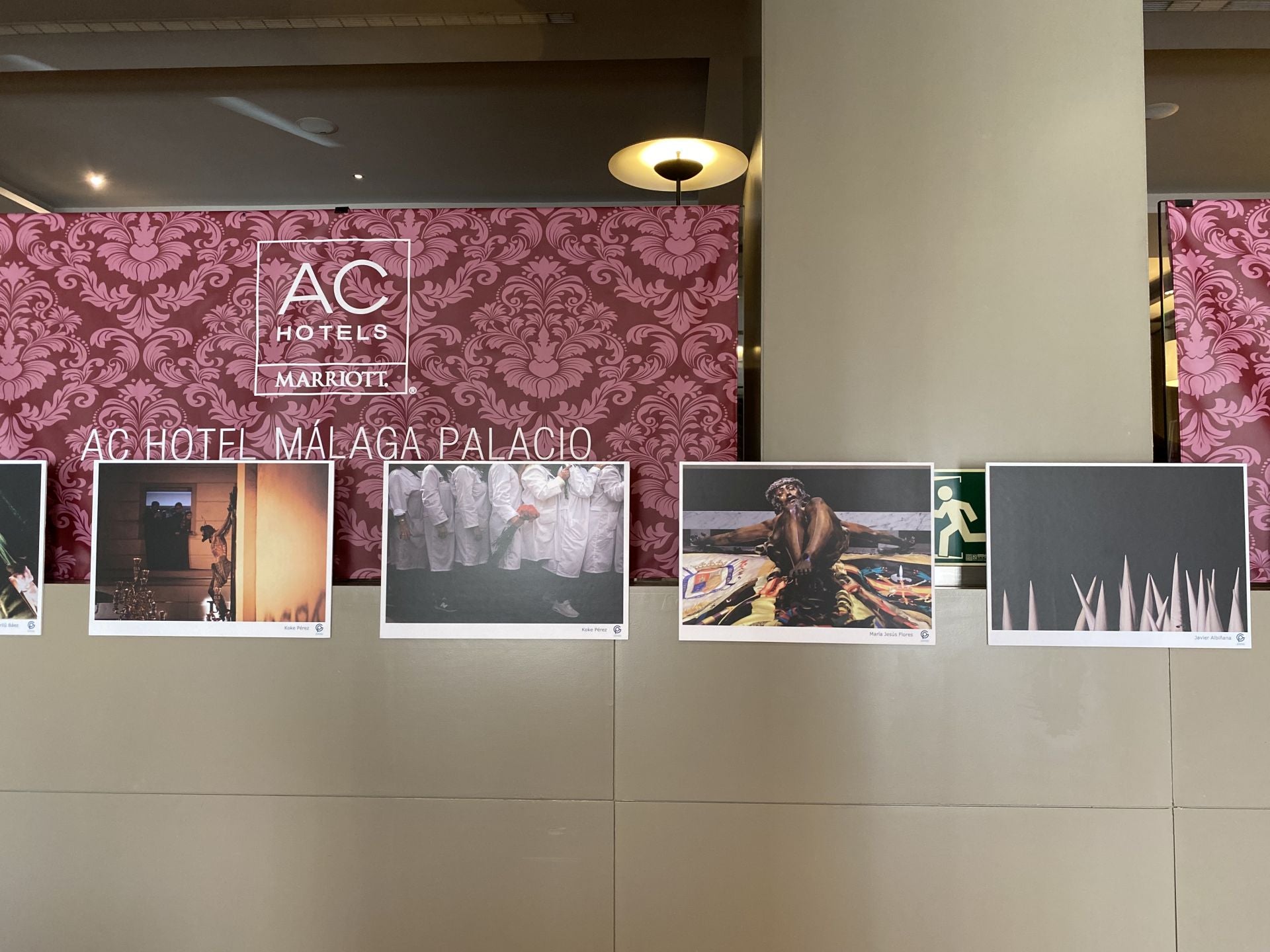 El hotel AC Málaga Palacio se convierte en el escaparate de la Semana Santa malagueña