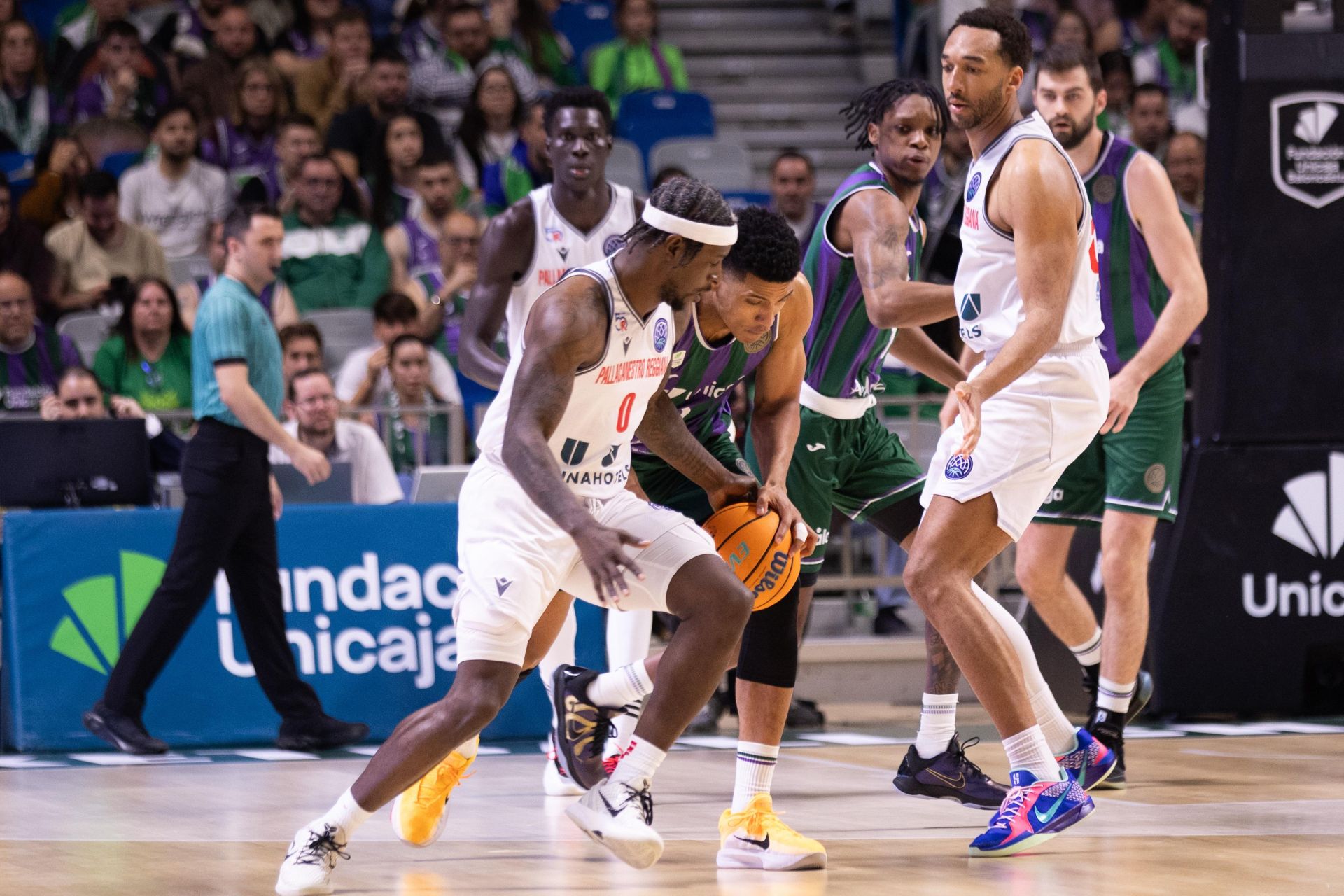 Las mejores imágenes del Unicaja - Pallacanestro Reggiana