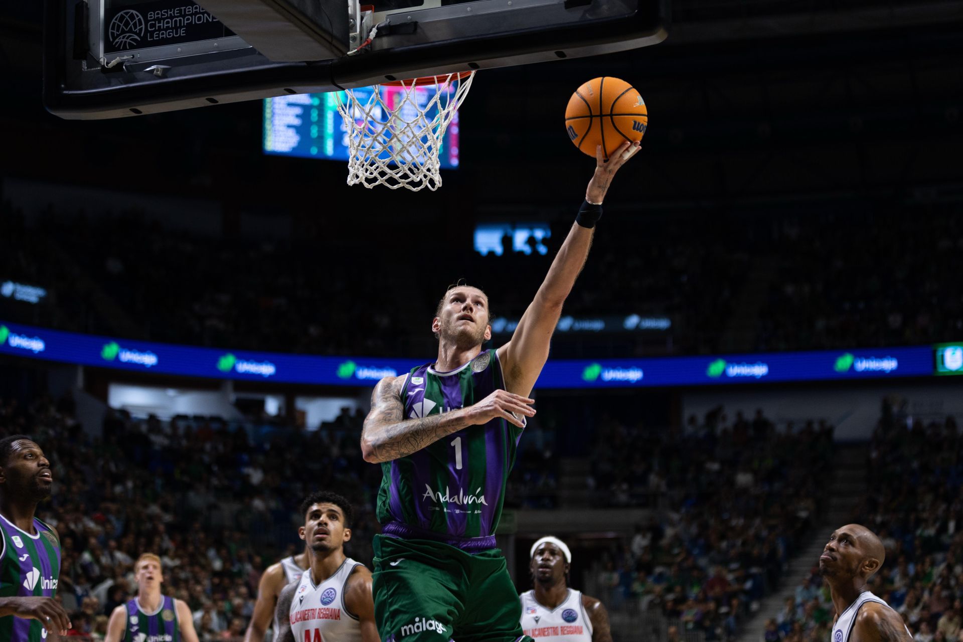 Las mejores imágenes del Unicaja - Pallacanestro Reggiana