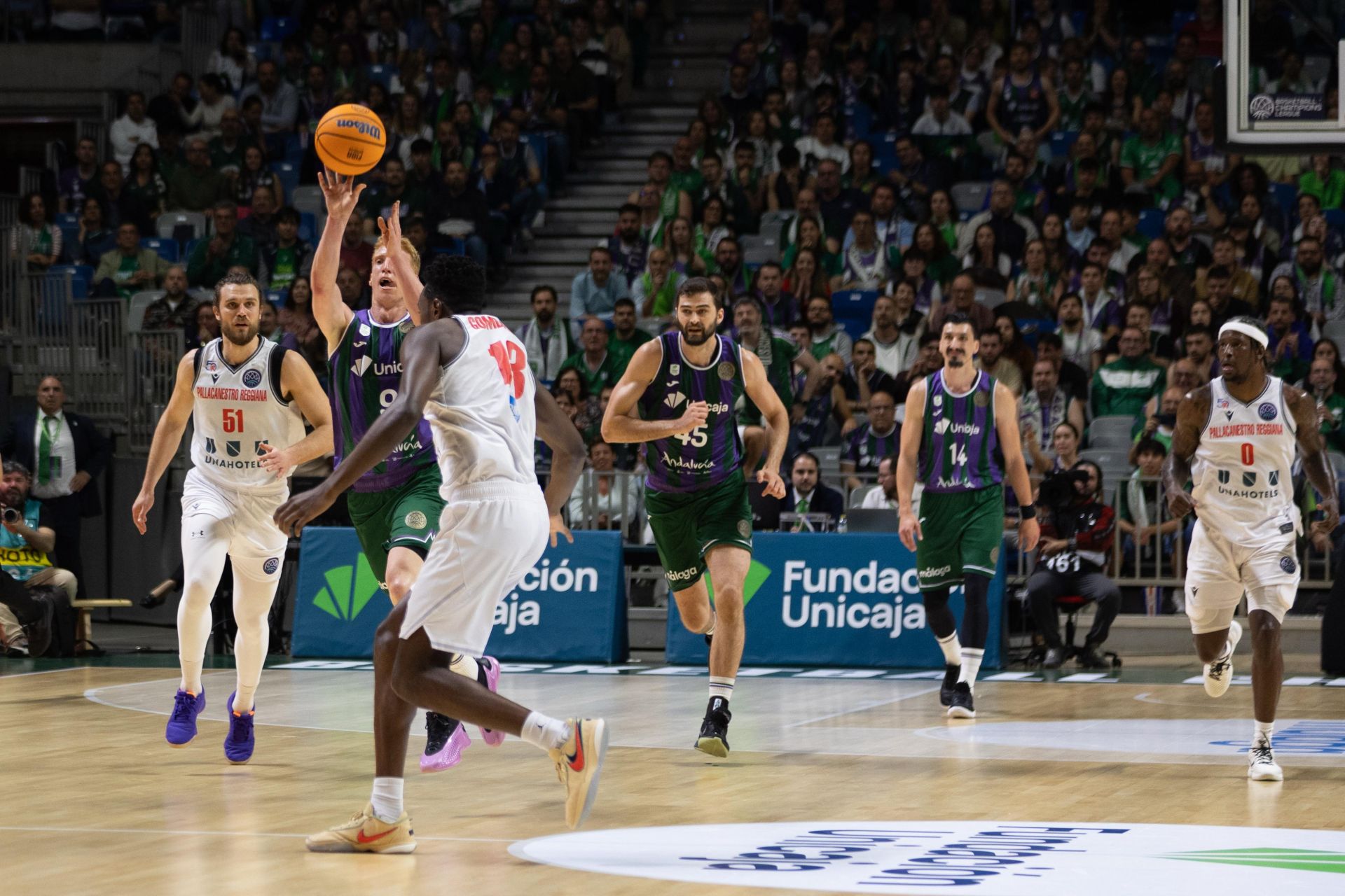 Las mejores imágenes del Unicaja - Pallacanestro Reggiana