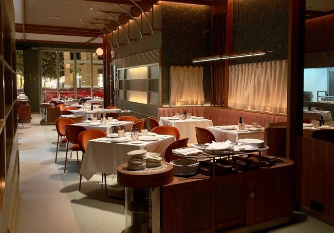 Interior del nuevo restaurante de la capital.