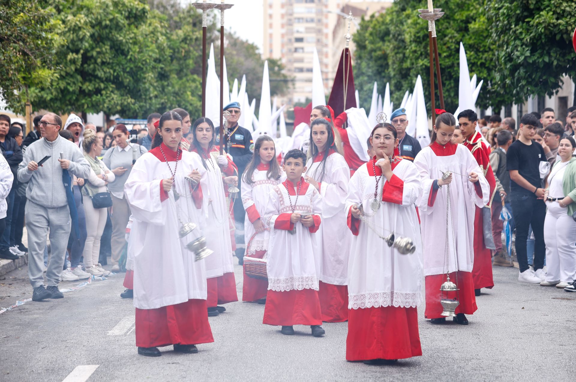 Traslados y procesiones del Sábado de Pasión en Málaga 2025