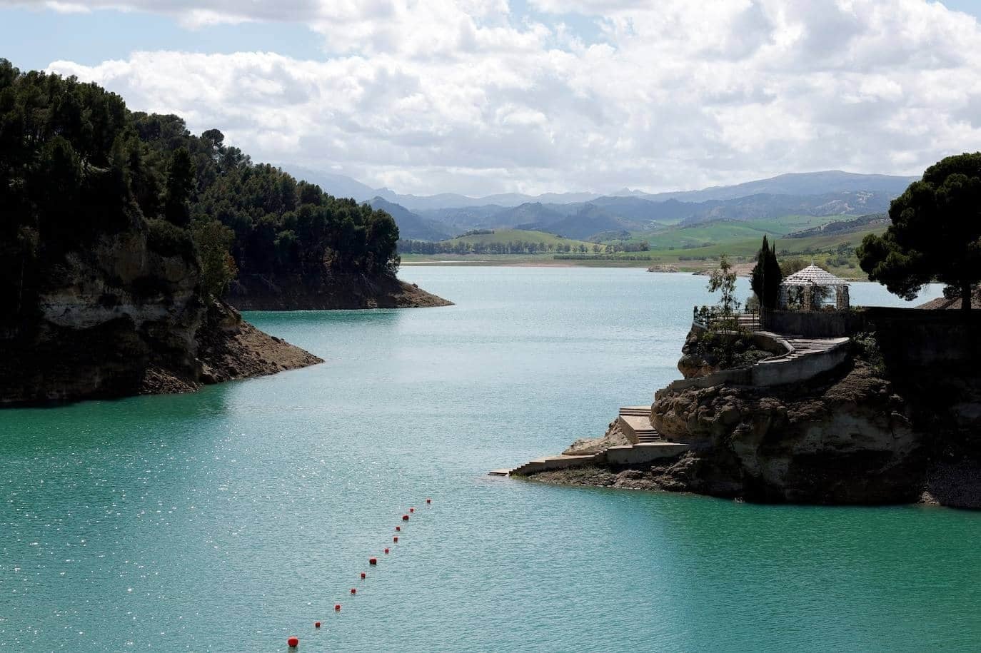 Estado de los embalses de Málaga el domingo, 20 de abril de 2025