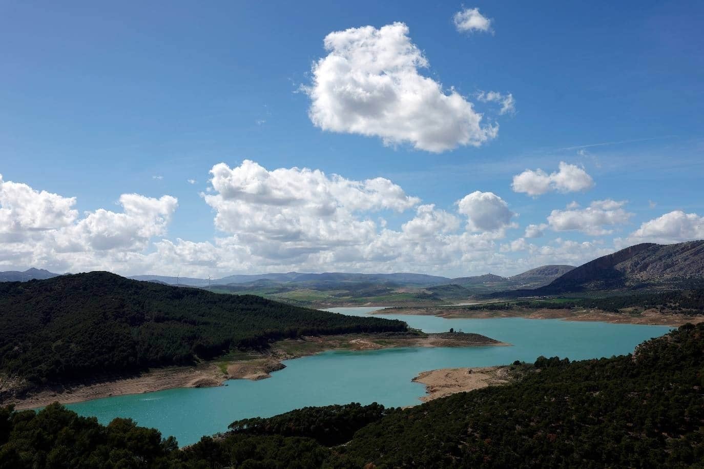 Estado de los embalses de Málaga el lunes, 21 de abril de 2025