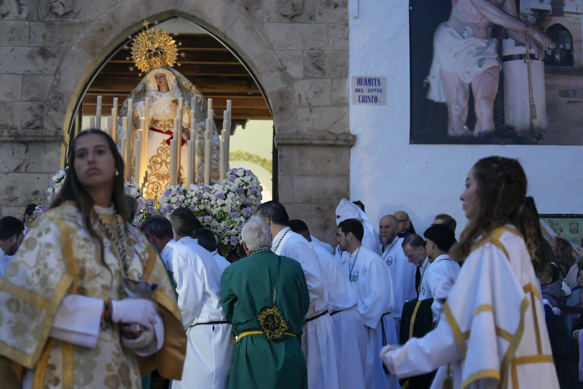 La procesión de La Columna de Marbella, en imágenes