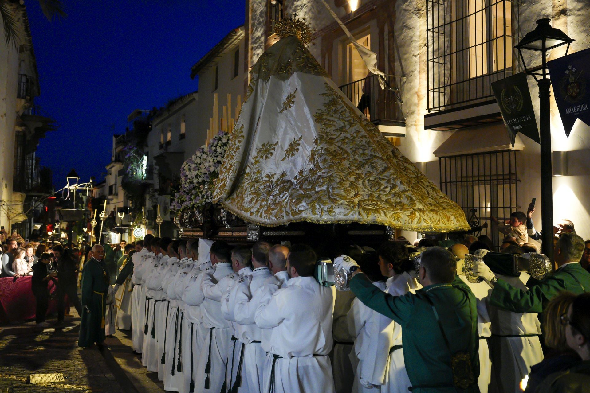 La procesión de La Columna de Marbella, en imágenes