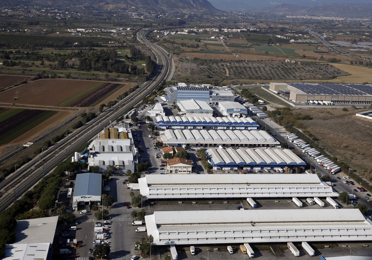 Vista de las actuales instalaciones de Mercamálaga.