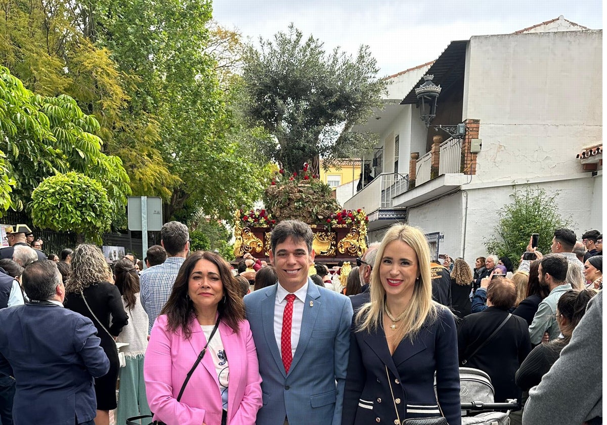 Micaela García, David Márquez y Patricia Alba.