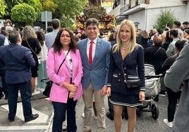 Micaela García, David Márquez y Patricia Alba.