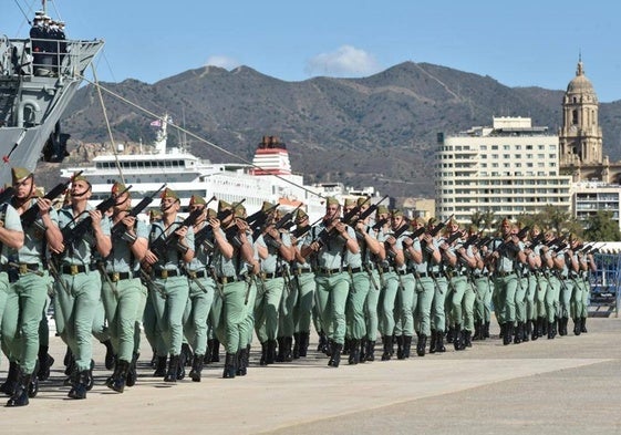 Desembarco de la Legión en Málaga 2025: horarios y recorrido