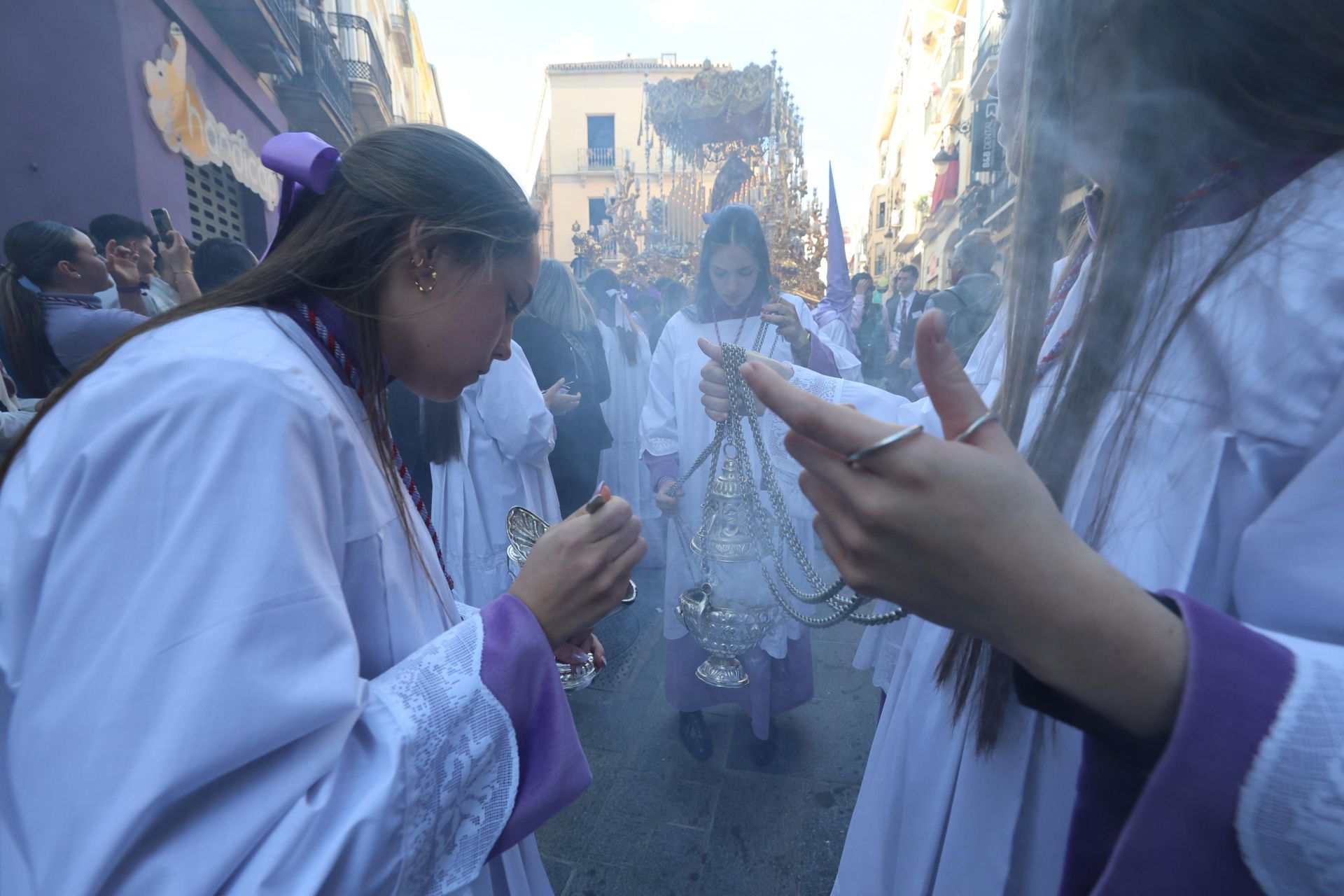 Salida del Santísimo Cristo de la Sangre y María Santísima de Consolación y Lágrimas.