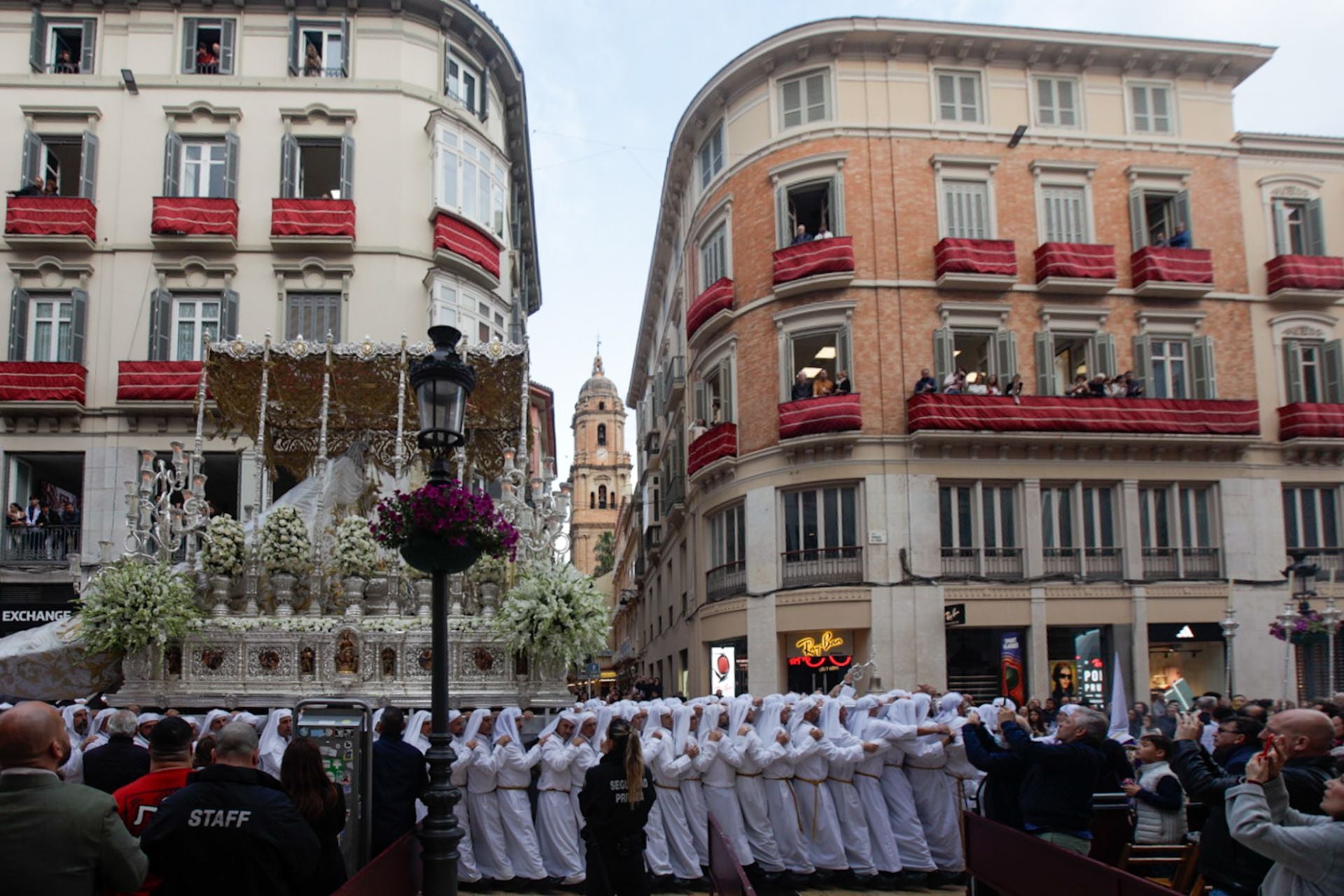 Momentos de la procesión de El Rocío