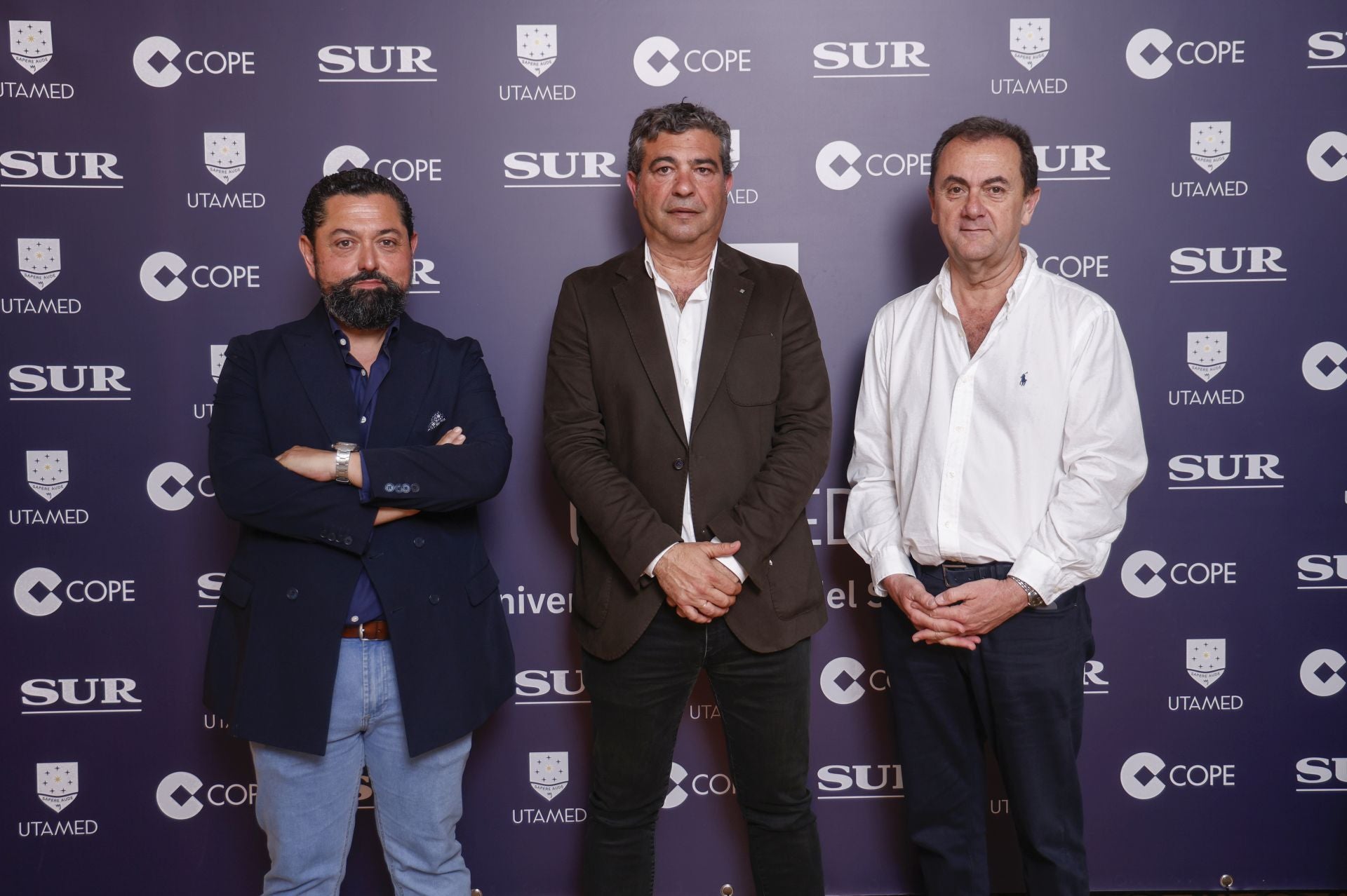 José María Arrabal, Javier Recio y José María Muñoz.