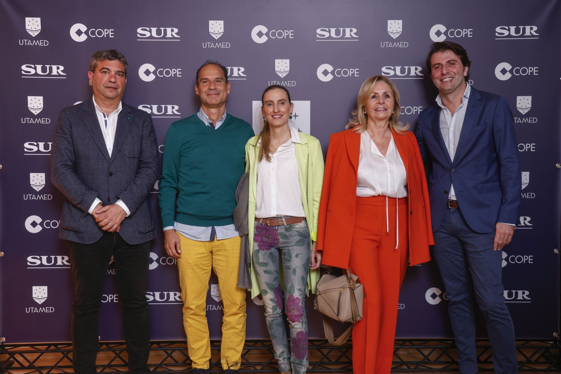 Javier Recio, César Ramírez, Marta Domínguez, Carmen Pilar y Leandro Martínez. 