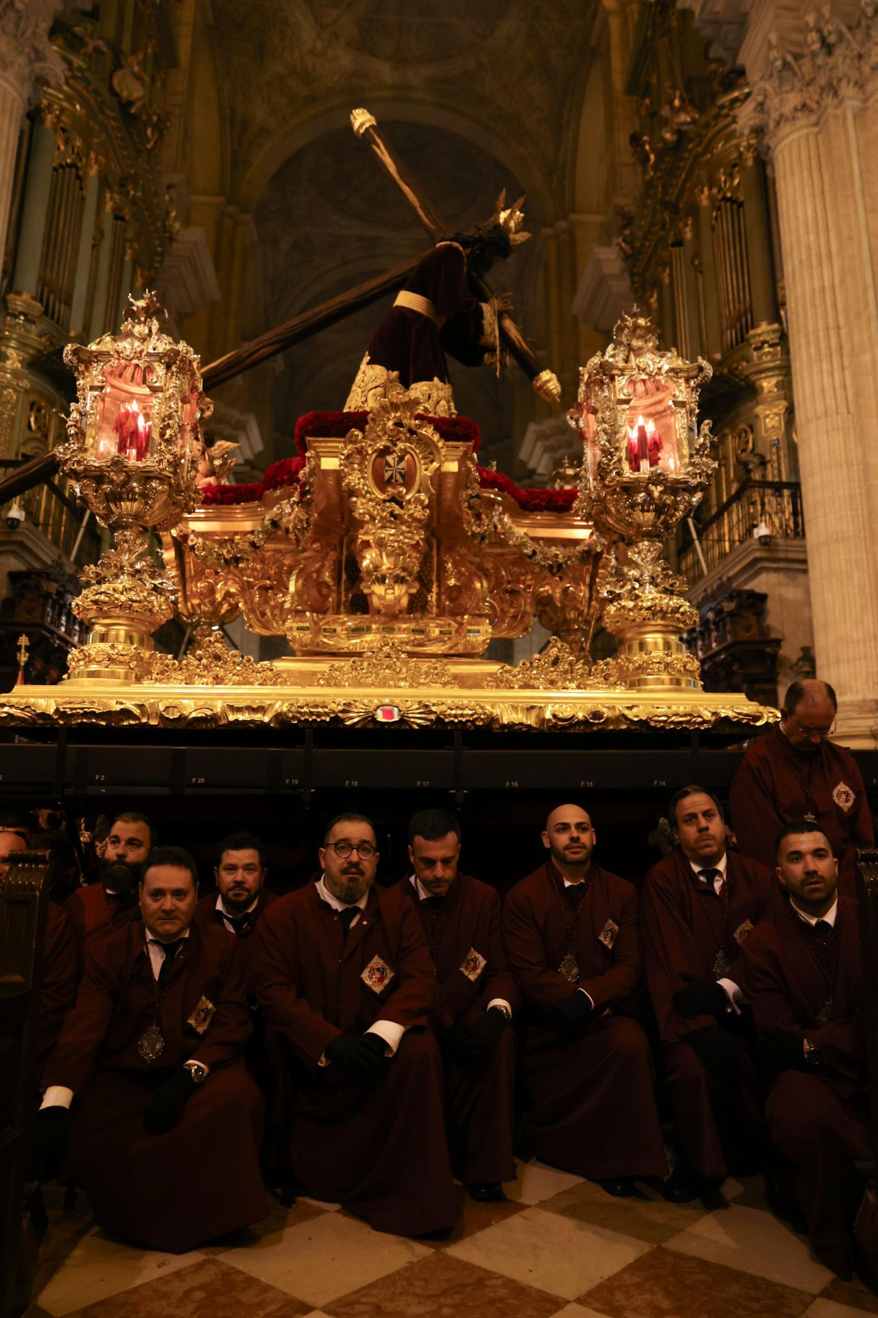 Viñeros en la Catedral de Málaga