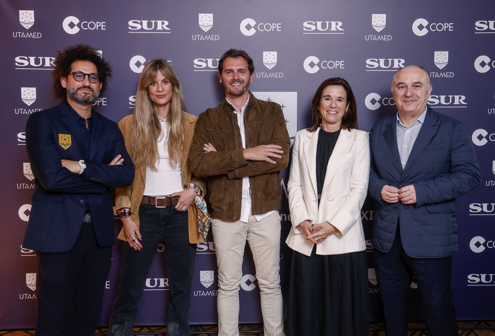 Paco Ávila, Carla Cotterli, Albert Rivera, Inmaculada Atencia y Juan Ignacio Zafra.