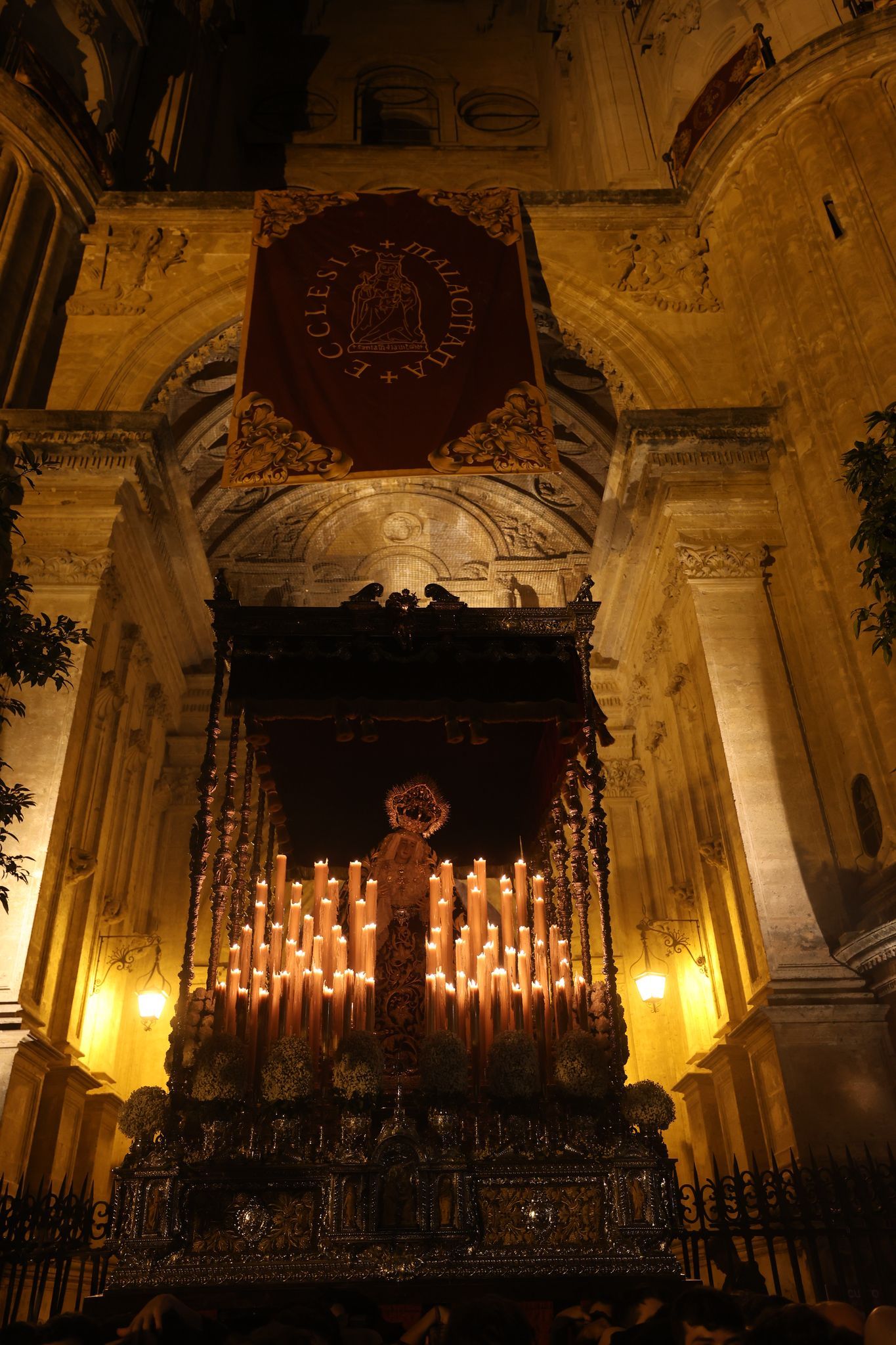 Dolores San Juan, en la Catedral de Málaga