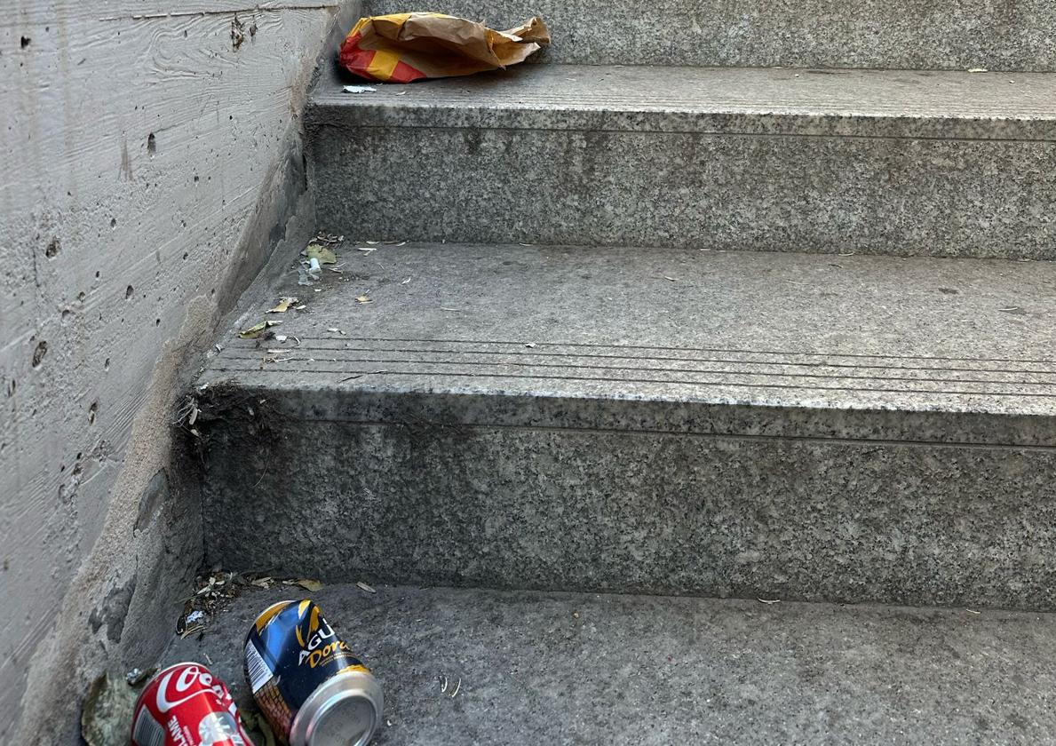 La resaca de basura tras la Semana Santa