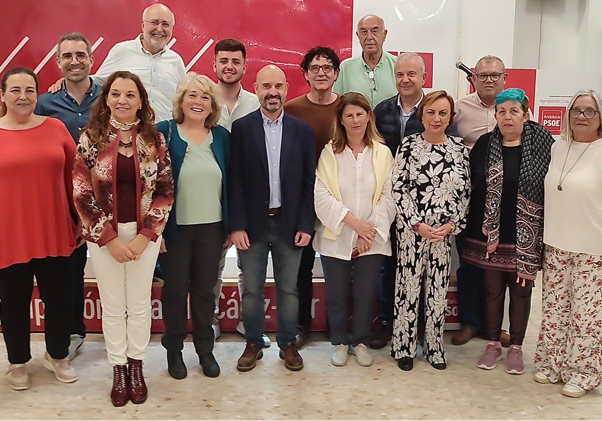 Javier Salas, reelegido líder del PSOE de la agrupación Carretera de Cádiz en Málaga