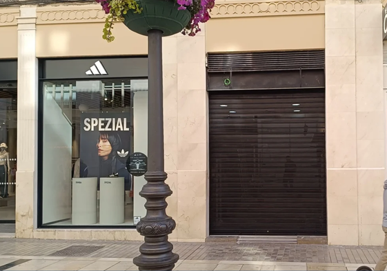 El local de calle Larios 3 en el que se abrirá este lunes la nueva tienda.