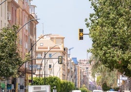 Tráfico en la avenida del Mediterráneo.