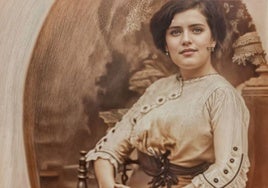 Una de las escasas imágenes de la malagueña Nita Carmona, en 1929.