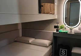 Imagen de una de las habitaciones que Superlativo8 ofrece en Málaga.