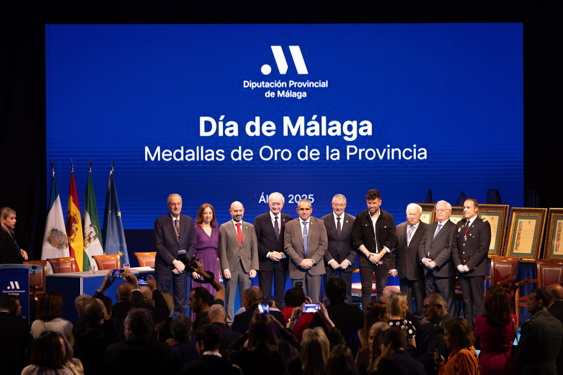 La Diputación de Málaga entrega sus medallas de oro en el Día de la Provincia 2025