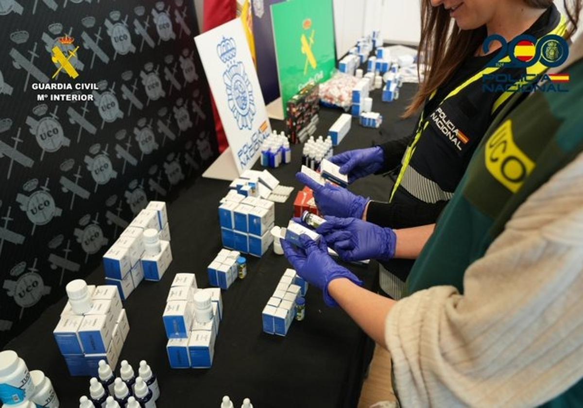 Desarticulan un grupo criminal por venta de sustancias dopantes y medicamentos ilegales en Málaga