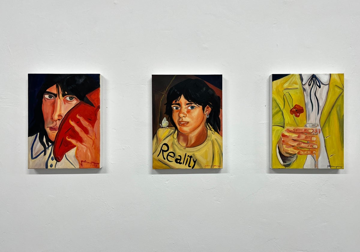 Imagen principal - Patricia Paz lleva su arte pop y simbólico a Carabanchel