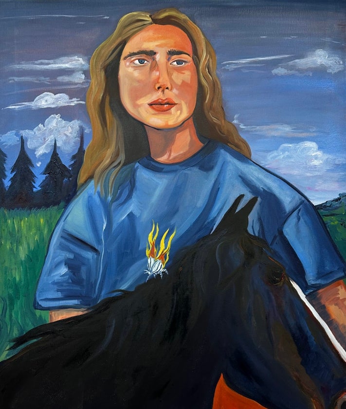 Imagen secundaria 2 - Patricia Paz lleva su arte pop y simbólico a Carabanchel