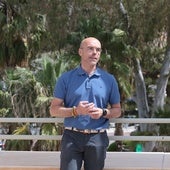 Buxadé, en la terraza de las instalaciones de SUR, antes de la entrevista.
