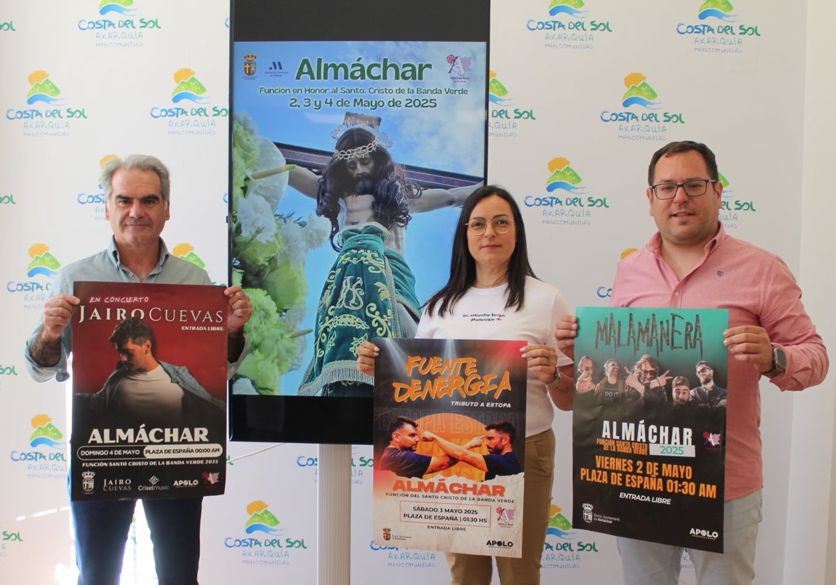 Acto de presentación de la programación festiva prevista en Almáchar.