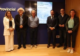 Acto de presentación de la iniciativa en la Diputación.