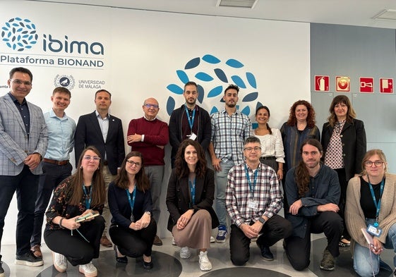 Imagen de los investigadores que participaron en el encuentro de alto nivel que acogió el IBIMA Plataforma Bionand.