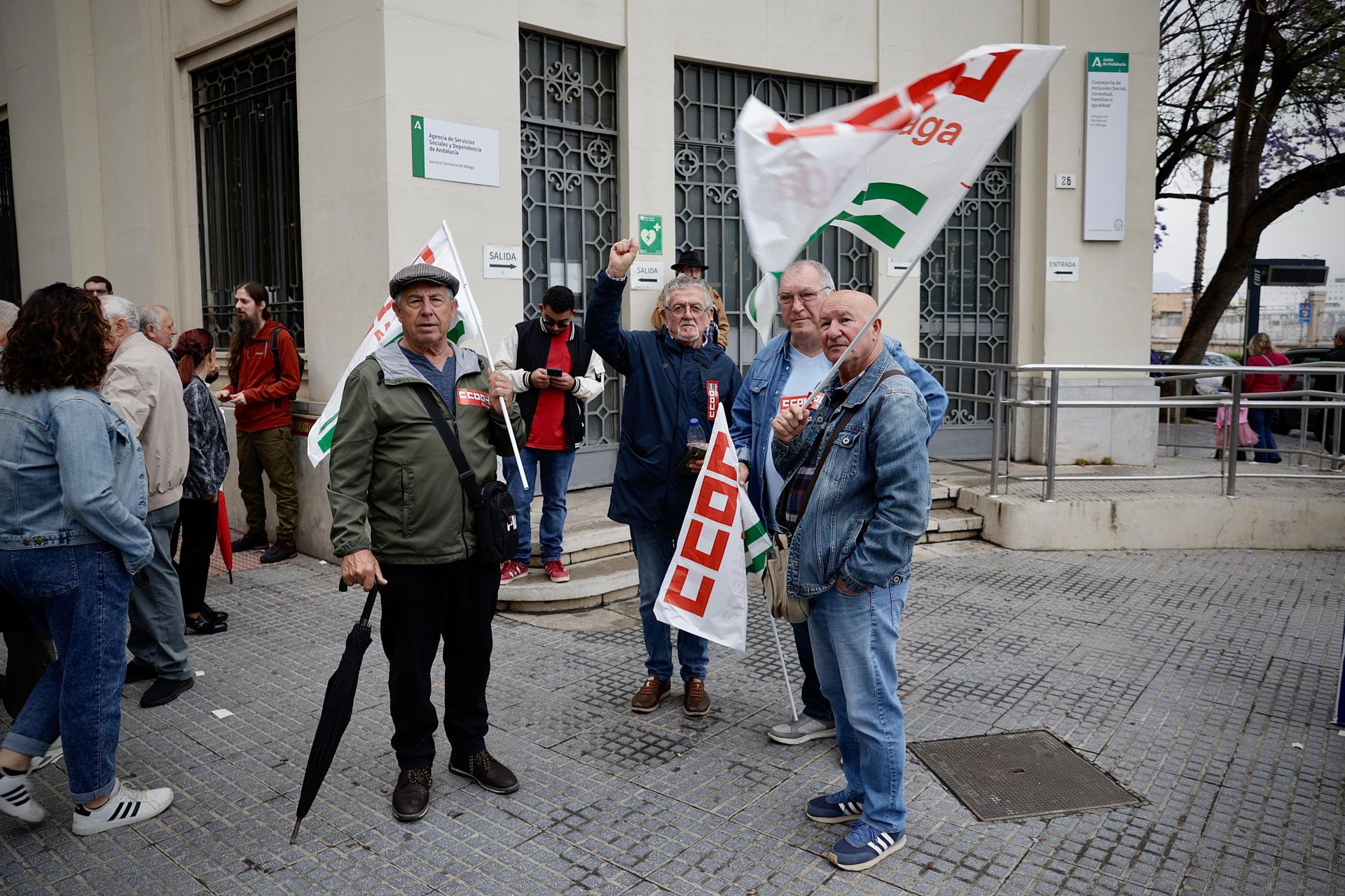Manifestación del Primero de Mayo: miles de personas salen a la calle en Málaga