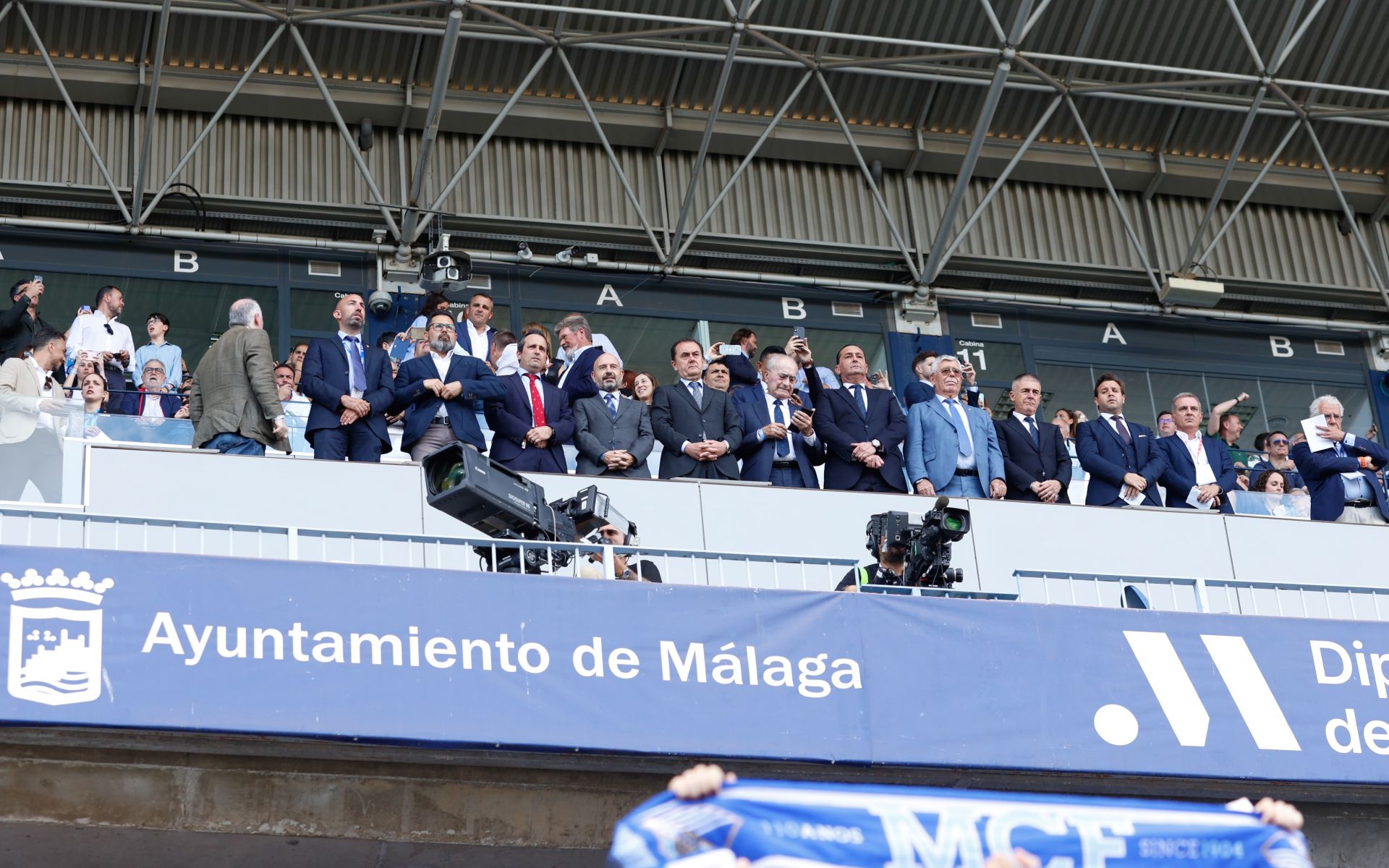 El Málaga-Granada en La Rosaleda, en imágenes