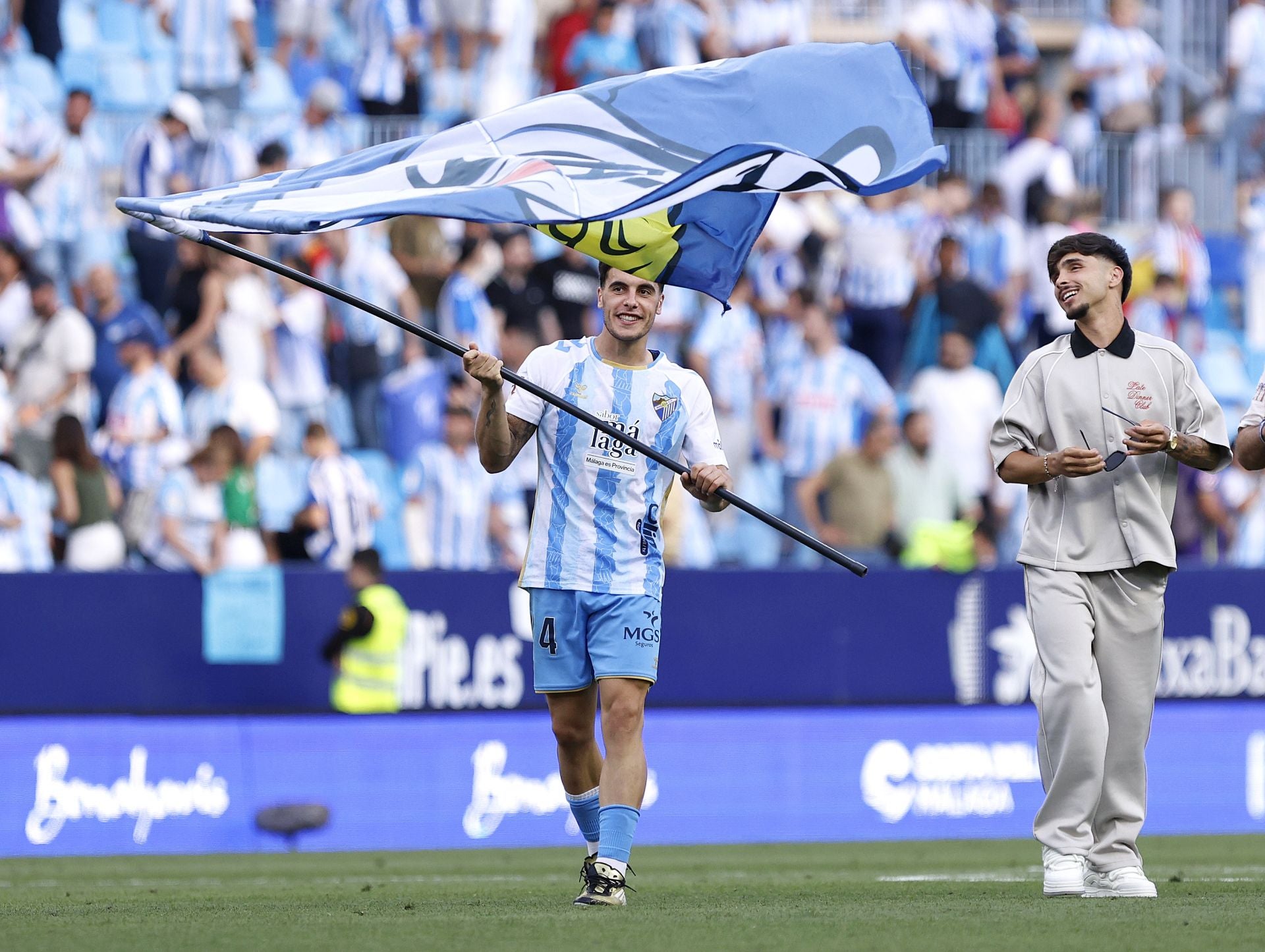 El Málaga-Granada en La Rosaleda, en imágenes