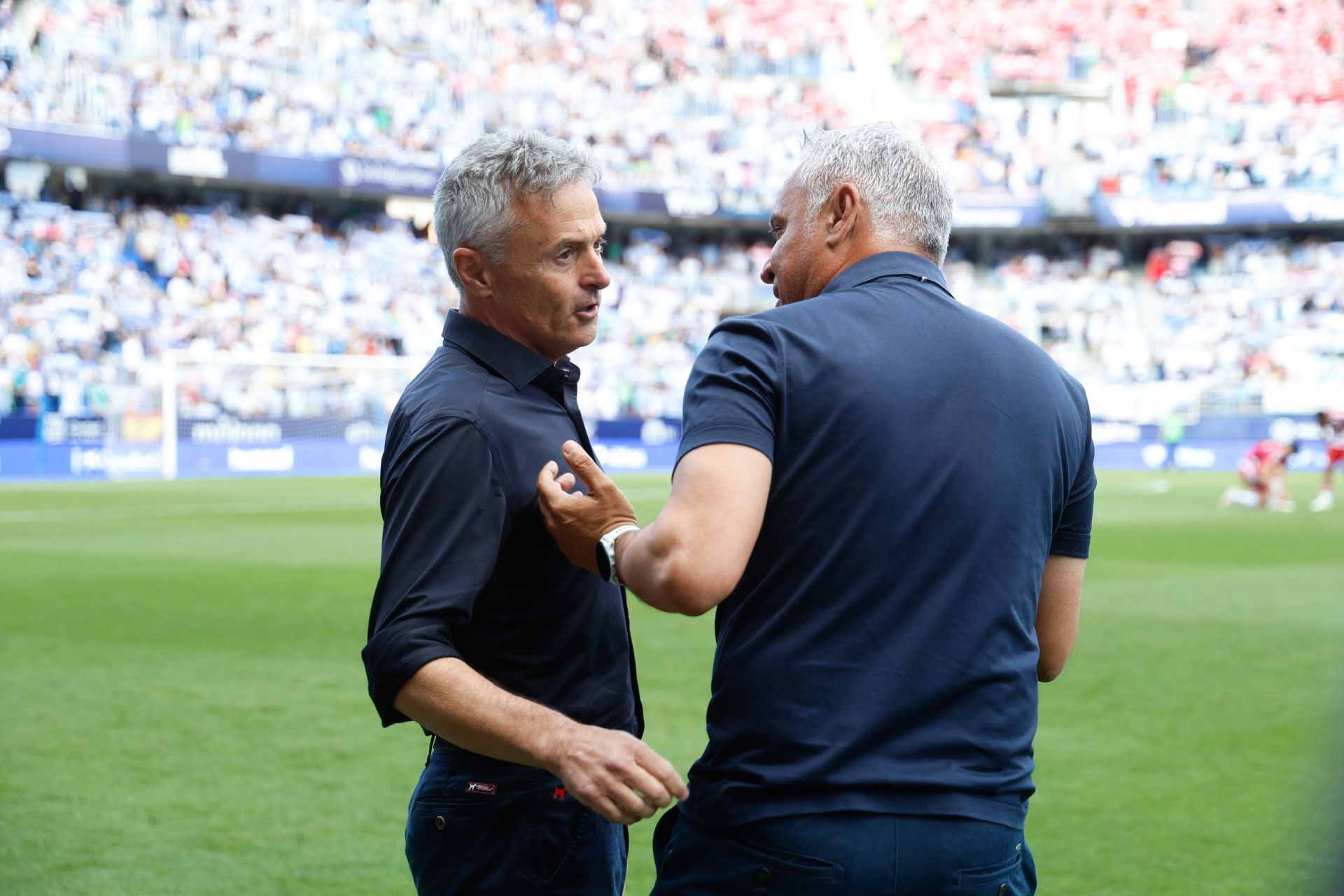El Málaga-Granada en La Rosaleda, en imágenes