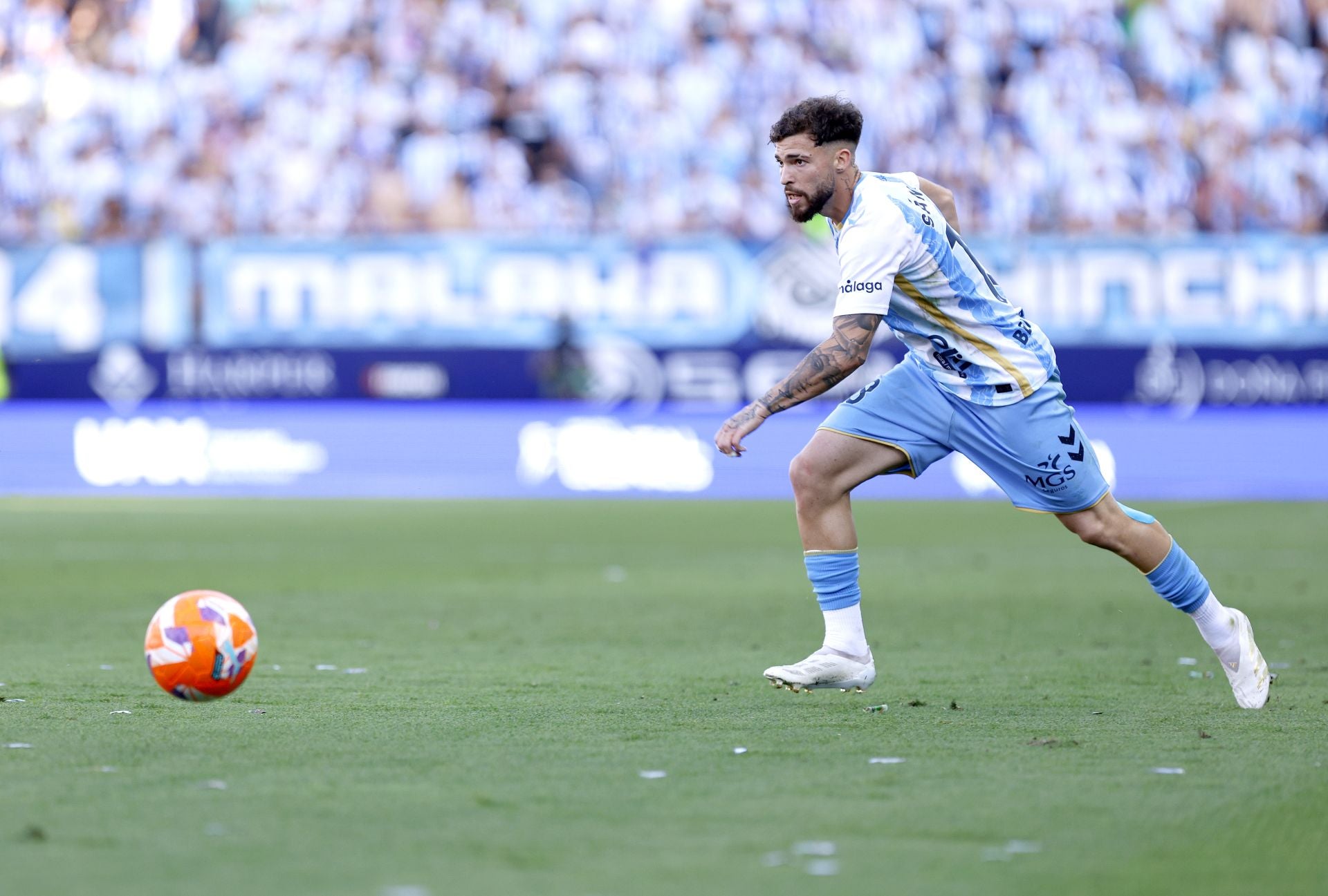 El Málaga-Granada en La Rosaleda, en imágenes