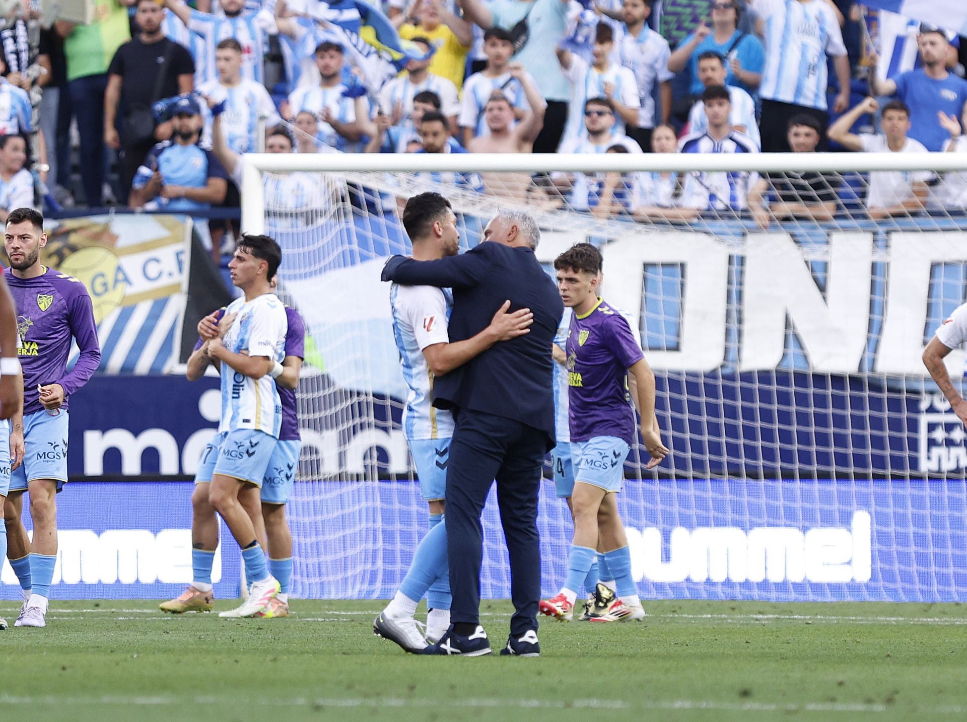 El Málaga-Granada en La Rosaleda, en imágenes
