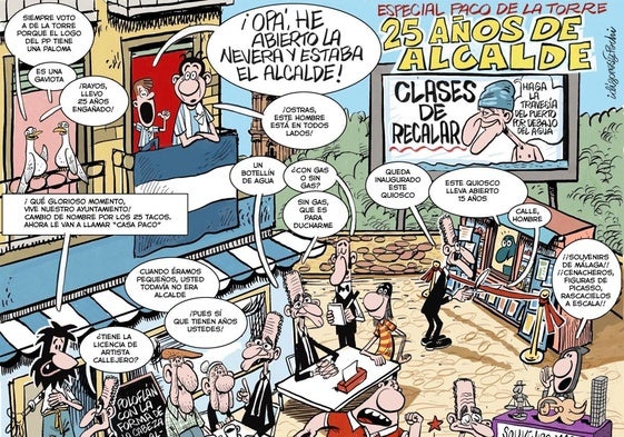 La plaza Noniná: especial Paco de la Torre, 25 años de alcalde, por Idígoras y Pachi