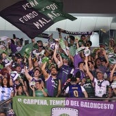 Aficionados del Unicaja en la Copa del Rey.