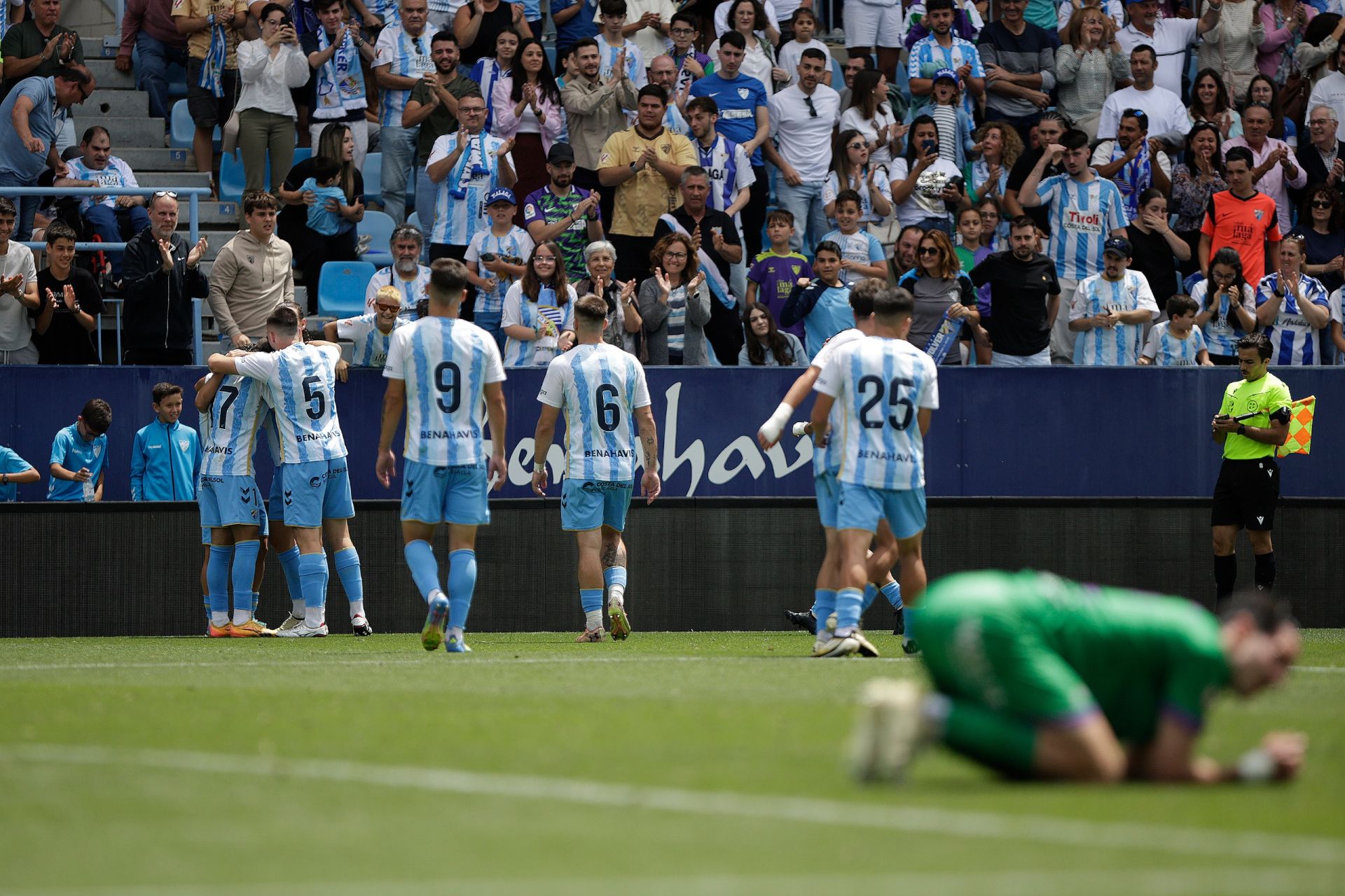 El ascenso del Malagueño en La Rosaleda, en fotos