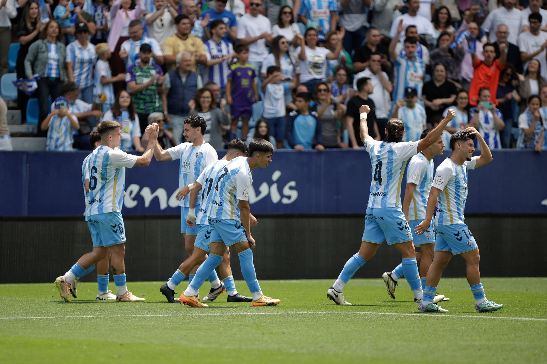 El ascenso del Malagueño en La Rosaleda, en fotos